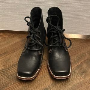 I believe high simon black John Fluevog